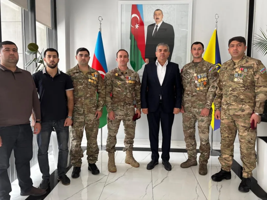 Kəpəz Club Leadership Meets with War Veterans - PHOTOS